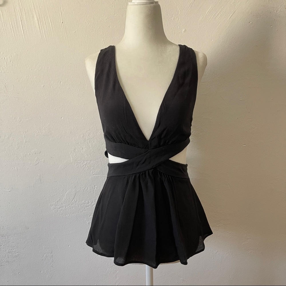 Zara Strappy Open Back Top